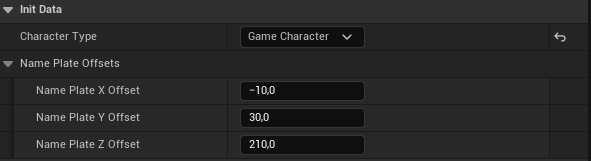 Character Customization Component Settings